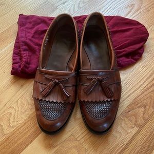 ALLEN EDMONDS LOAFERS BROWN CODY SIZE 14 E